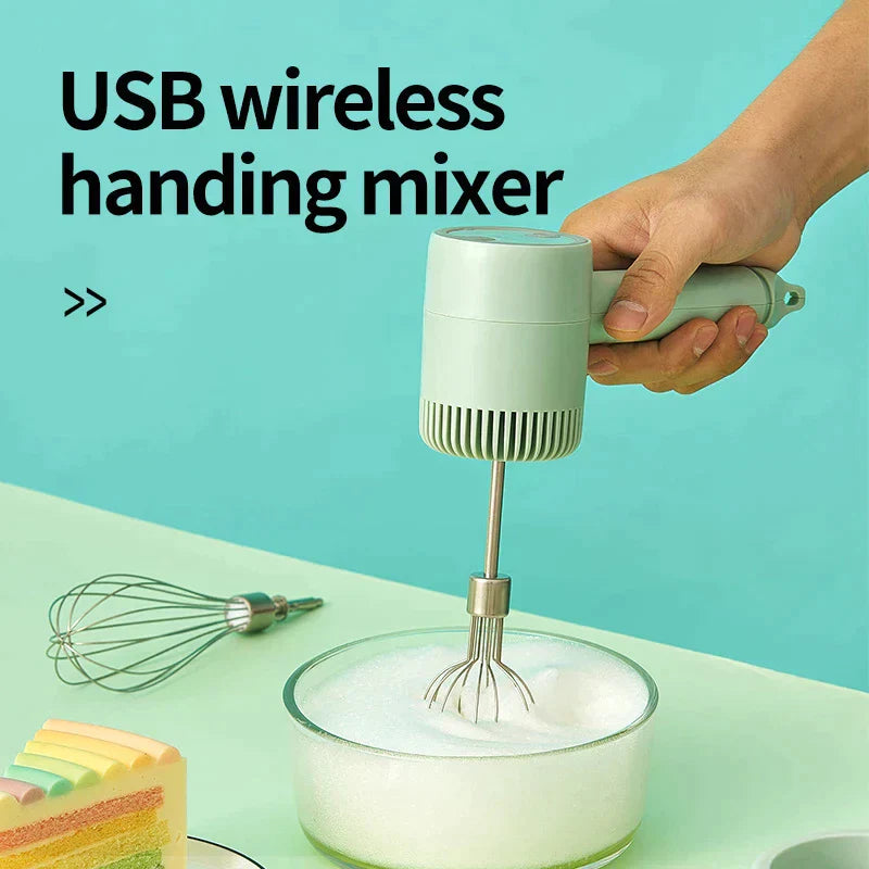 3 in 1 Wireless Handheld Mini Mixer & Chopper